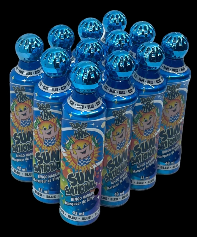 Bingo Depper "Sunsational" FLUOR Blauw