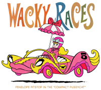 Wacky Races Dastardly + Mutley met Penelope Pitstop  Set 2 Deppers